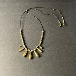 GOLD AND SILVER TONED NECKLACE